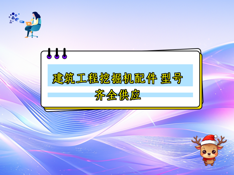 建筑工程挖掘机配件 型号齐全供应